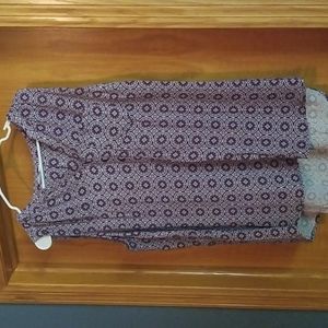 Market & Spruce from Stitchfix purple sleeveless shirt.  Size 1X.